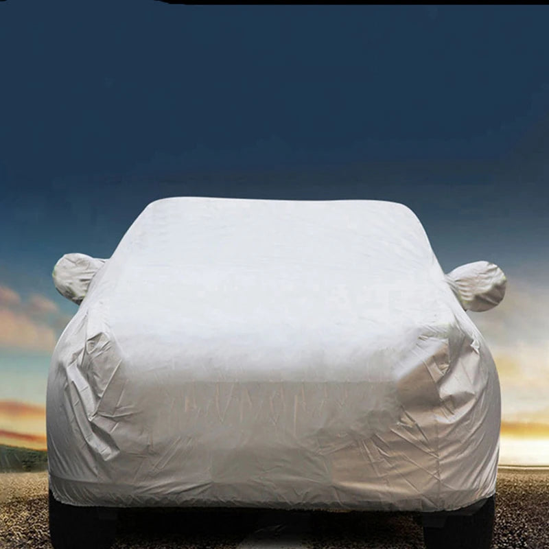 SEAMETAL Waterproof Car Cover Outdoor Sun Shade Full Covers Sun Shield UV Rain Frost Snow Dust Resistant Universal For Sedan SUV