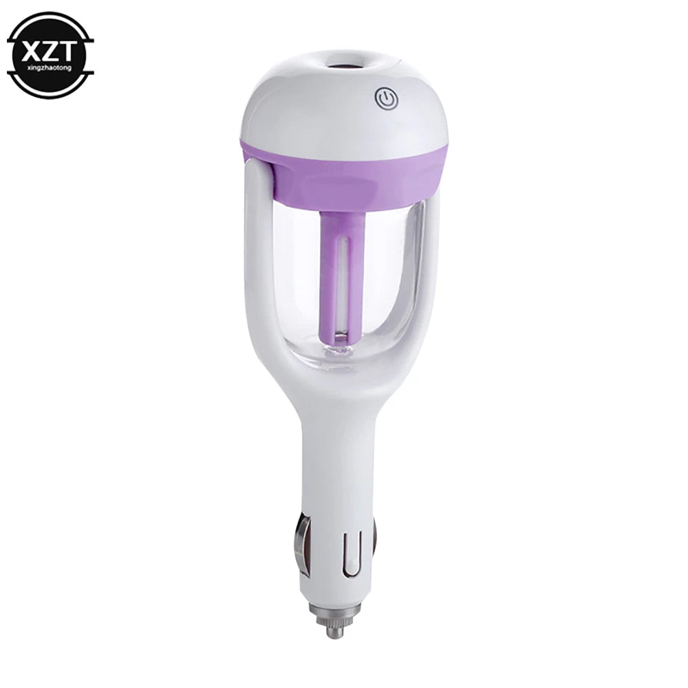 Mini Car Air Humidifier Steam Air Purifier Aroma Diffuser Essential Oil Aromatherapy Diffuser Car Auto Air Purifier Sprayer