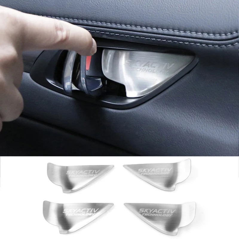 For Mazda 3 6 BM GJ CX3 CX-3 CX-5 CX5 KE KF CX7 CX8 CX9 MX5 Axela Atenza Car Interior Door Handle Bowl Trim Cover Accessories