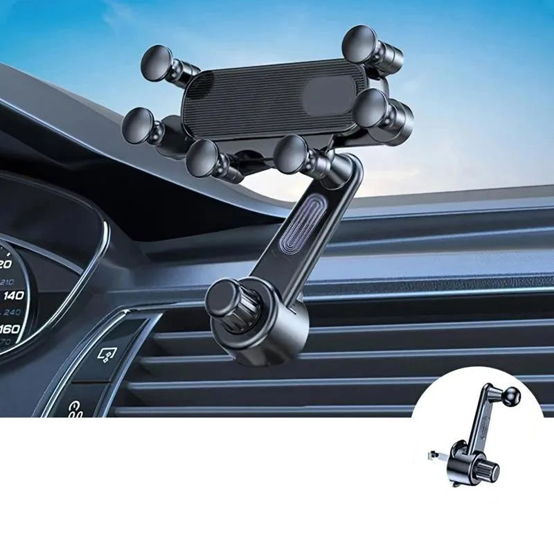 Mobile Phone Holder Air Outlet Gravity Sensor Car Phone Stand Universal Smartphone Gap Mount In Car Interior Accessories