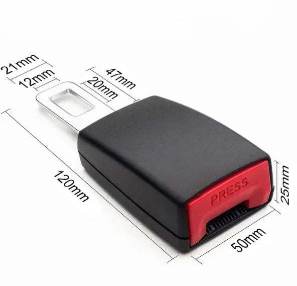 Car Seat Safety Belt Extender Clip Extension Auto Fasteners Buckle for 20-22MM Tongue Adapter Automotive Accessories Universal