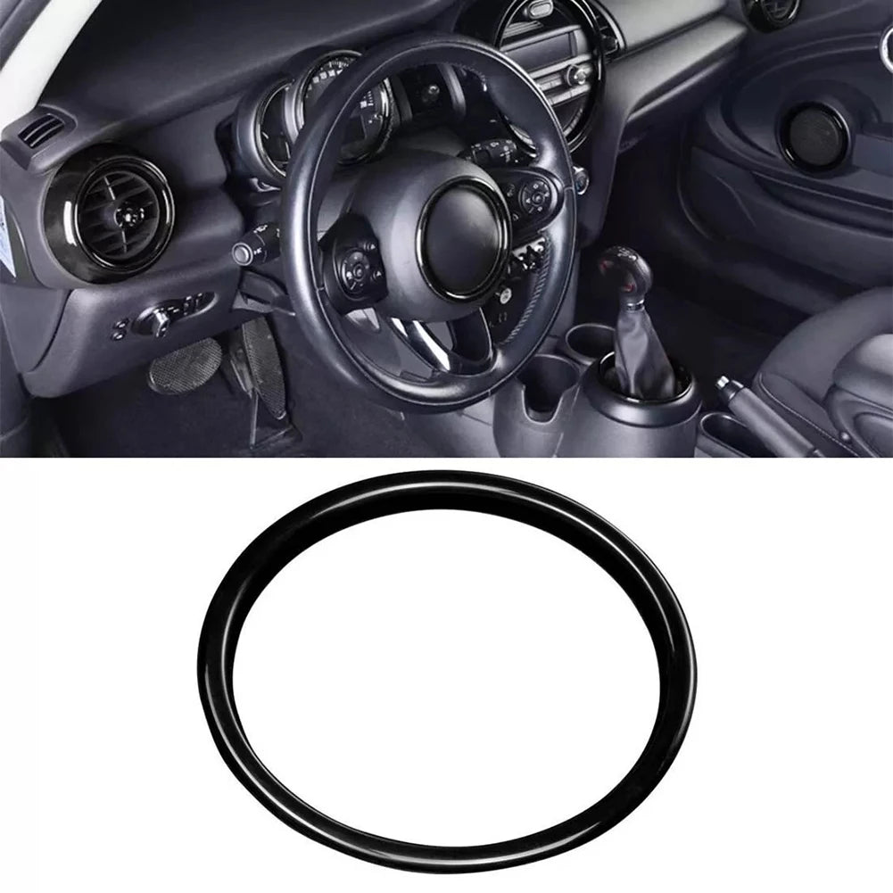 Exquisite Steering Wheel Center Trim Ring For MINI FOR Cooper F54 F55 F56 F57 F60 Front Center Decor Ring Cover Trim