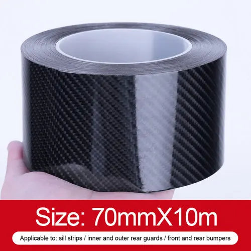 SEAMETAL Car 5D Carbon Fiber Vinyl Wrap Film Black Self Adhesive Car Wrap Foil Anti Scratch Sticker Waterproof Car Accessories