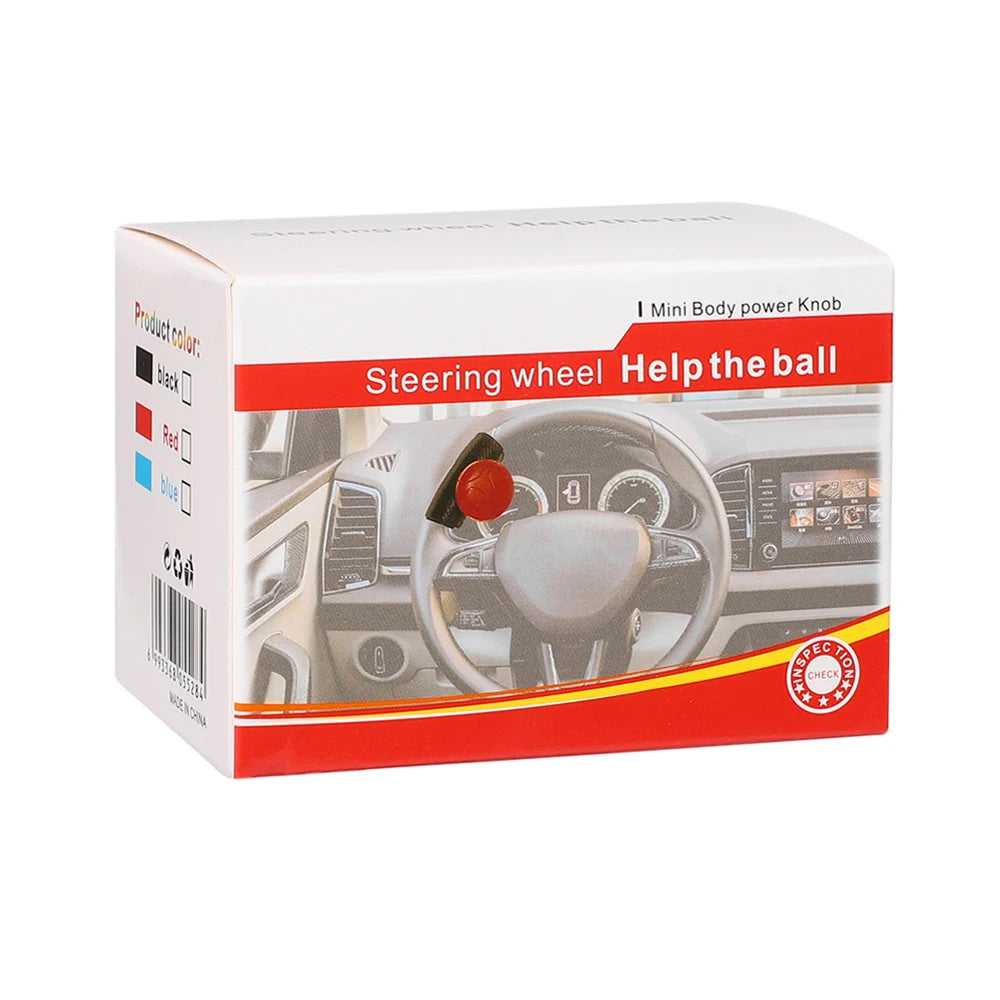 360 Degree Rotation Turning Steering Wheel Booster Spinner Knob Ball Silicone Bearing Power Handle Assistanter