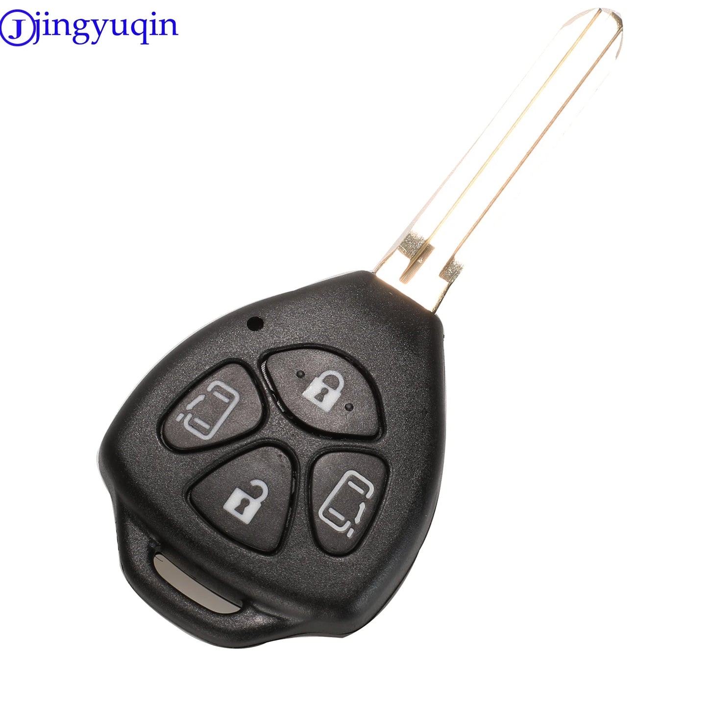jingyuqin 10p Remote Car Key Shell Case Cover Fob For Toyota Camry Avalon Corolla Matrix Rav4 Venza Yaris