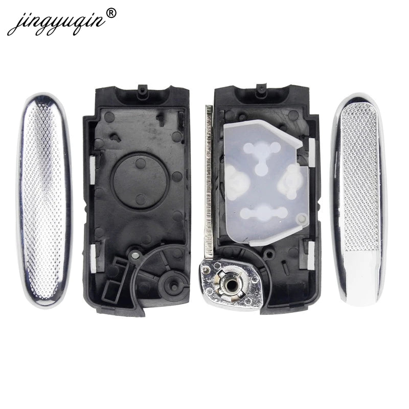 jinyuqin 2/3/4 Buttons Updated Flip Remote Key Case For Toyota Avlon Crown Corolla Camry RAV4 Reiz Yaris Prado Key Shell Toy43