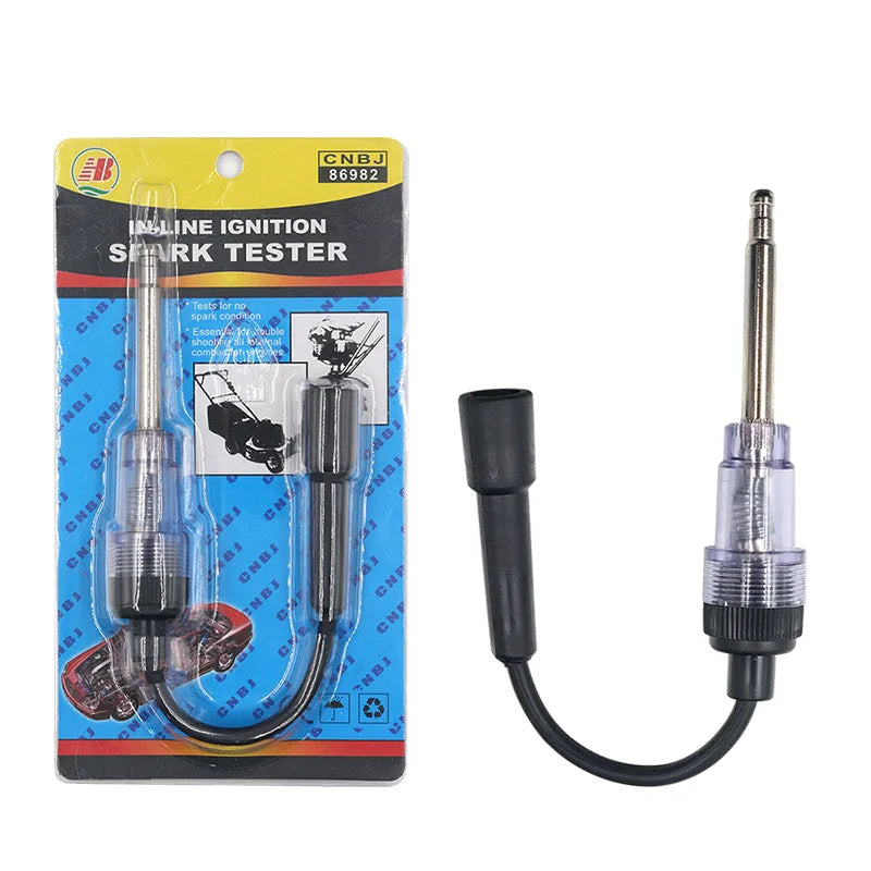 Spark Plug Tester 12V In-Line Wire Ignition Plug Analyzer Spark Plug Tester Pen Test Car Engine Auto Diagnostic Tool Free Ship