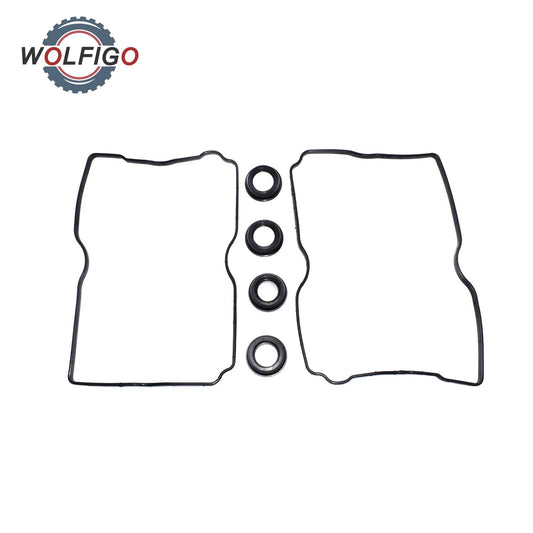 WOLFIGO Rocker Valve Cover Gasket & Spark Plug Seals For Subaru Legacy Outback Forester Impreza 2006-2012 13294AA070 10966AA030