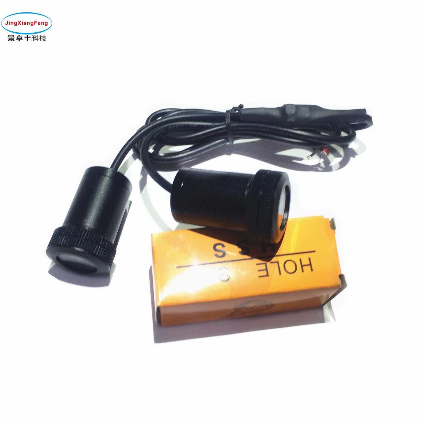 JXF 2PCs LED For GAZ UAZ Car Door Welcome Logo Light Courtesy Laser Projector For Lada Styling Collision Avoidance Warning