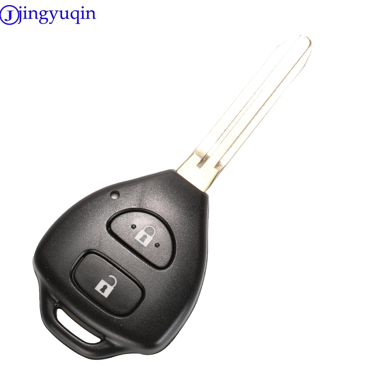 jingyuqin 10p Remote Car Key Shell Case Cover Fob For Toyota Camry Avalon Corolla Matrix Rav4 Venza Yaris