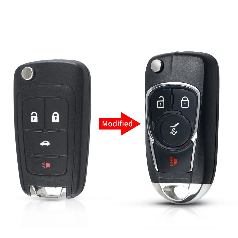 KEYYOU For Chevrolet Cruze For Buick For VAUXHALL OPEL Insignia Astra H J Zafira B C J 2 Modified Flip Key Shell 2 3 4 5 Buttons