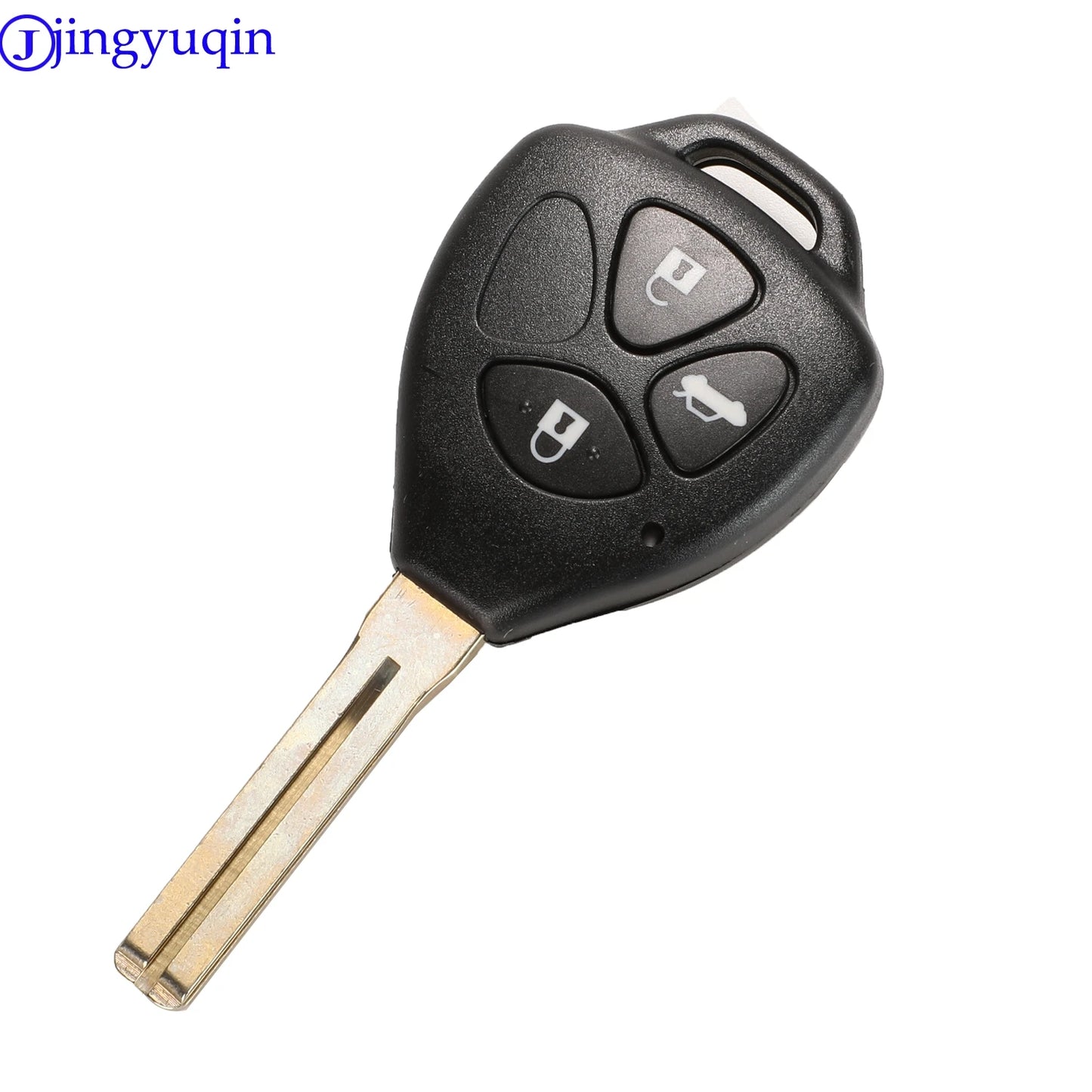 jingyuqin 10p Remote Car Key Shell Case Cover Fob For Toyota Camry Avalon Corolla Matrix Rav4 Venza Yaris
