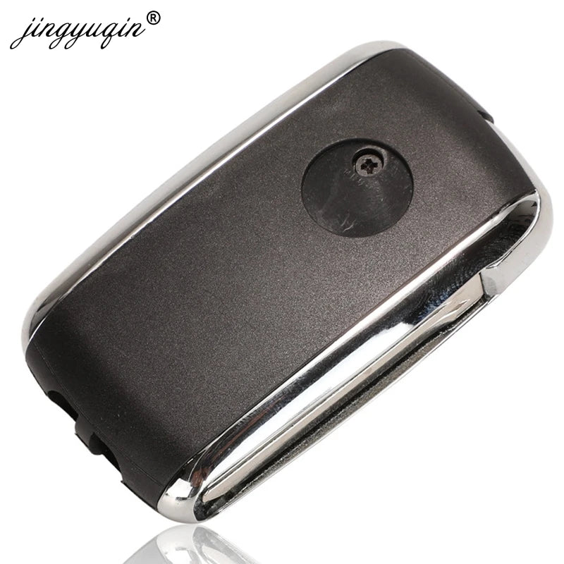 jinyuqin 2/3/4 Buttons Updated Flip Remote Key Case For Toyota Avlon Crown Corolla Camry RAV4 Reiz Yaris Prado Key Shell Toy43