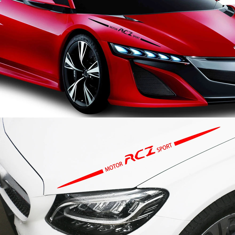 For Peugeot 207 208 RCZ Rifter 308 307 407 206 108 Decorative Accessories Car Whole Body Stickers Auto Sport Styling Vinyl Film