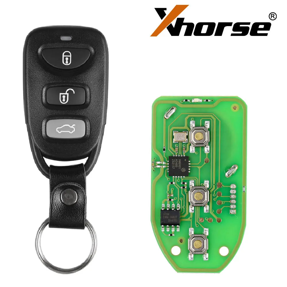 Xhorse XKHY00EN Wire Universal Remote Key for Hyundai Style 3 Buttons 1 Piece