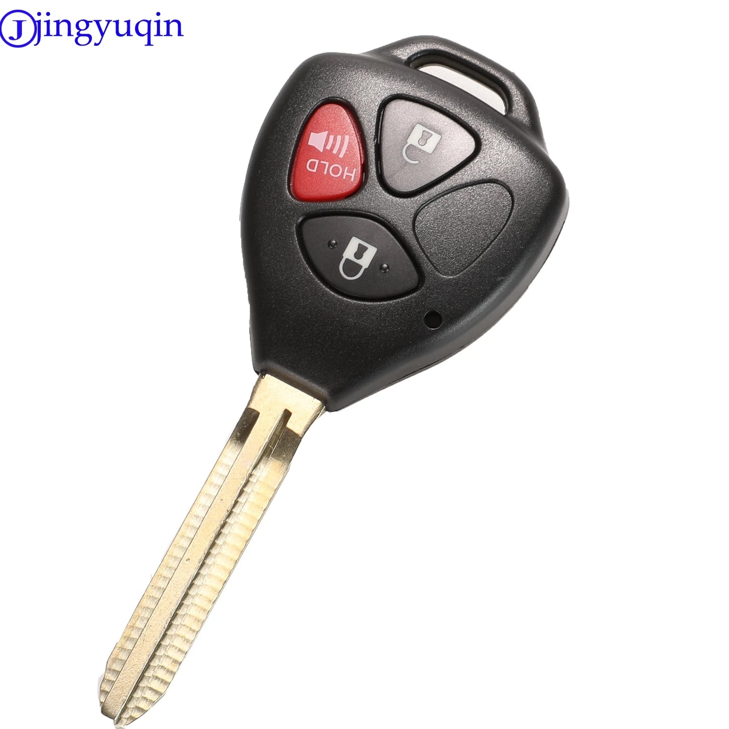 jingyuqin 10p Remote Car Key Shell Case Cover Fob For Toyota Camry Avalon Corolla Matrix Rav4 Venza Yaris