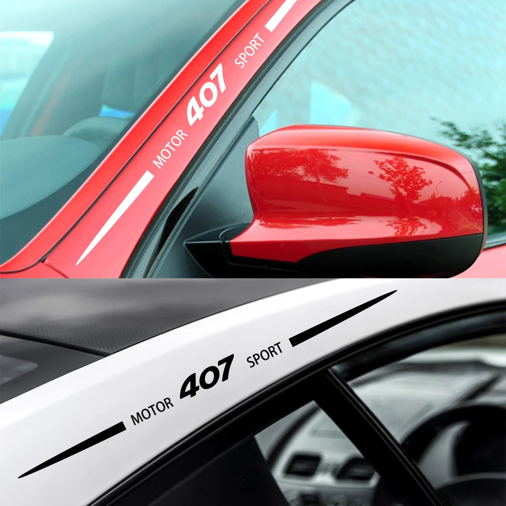 For Peugeot 207 208 RCZ Rifter 308 307 407 206 108 Decorative Accessories Car Whole Body Stickers Auto Sport Styling Vinyl Film