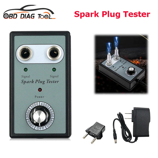 Spark Plug Tester 12V In-Line Wire Ignition Plug Analyzer Spark Plug Tester Pen Test Car Engine Auto Diagnostic Tool Free Ship