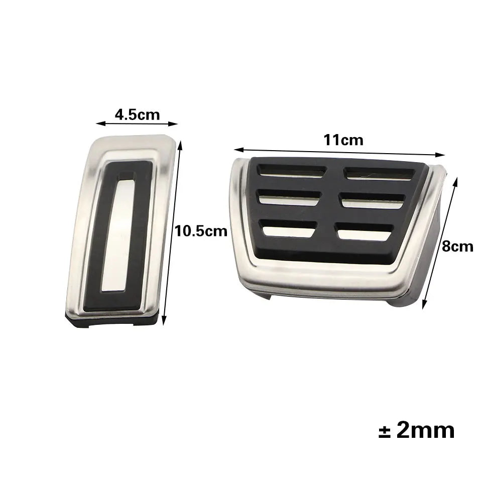 Car Pedals for Seat Leon ST SC 5F LHD 2013 - 2021 Accessories Carmilla Stainless Steel Gas Brake Restfoot Pedal Cover Protector