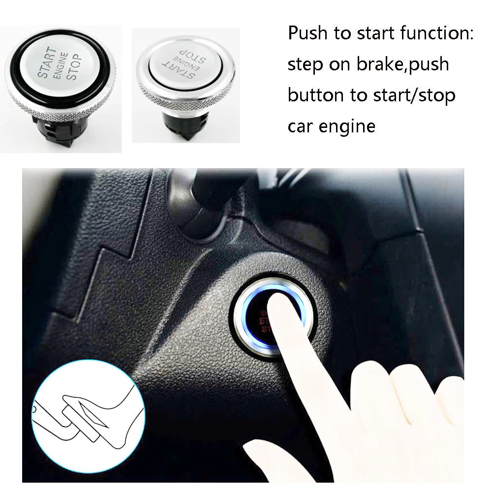 For Audi A4 Q5 S5 A5 2008-2017 Original Car without Push Start Upgrade Push Start Remote Start Keyless Entry Eystem Plug Play
