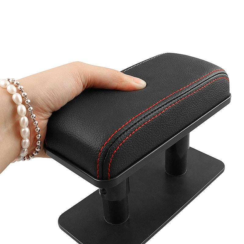 SEAMETAL Car Arm Rest Cushion Extension Adjustable Height Elbow Support Cushion Reduce Fatigue Universal Auto Armrest Support