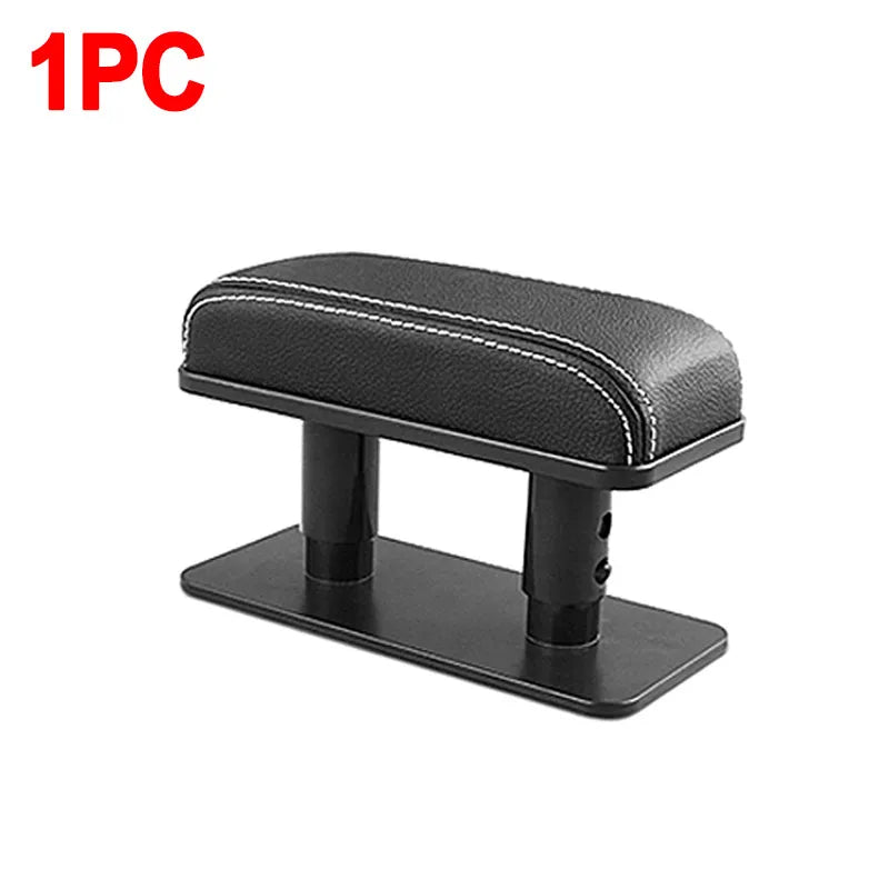 SEAMETAL Car Arm Rest Cushion Extension Adjustable Height Elbow Support Cushion Reduce Fatigue Universal Auto Armrest Support