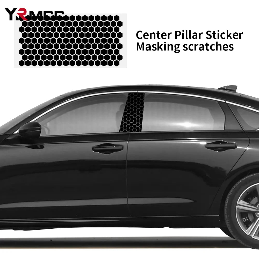Center Pillar Car Stickers Rear Windshield Vinyl Auto Tuning B Pillar Frame Masking Scratches Adhesive Vinyl for Car Decoration