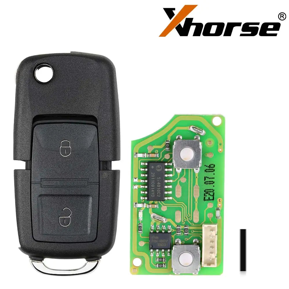 Xhorse XKB508EN Wire Universal Remote Key B5 Style 2 Buttons English Version