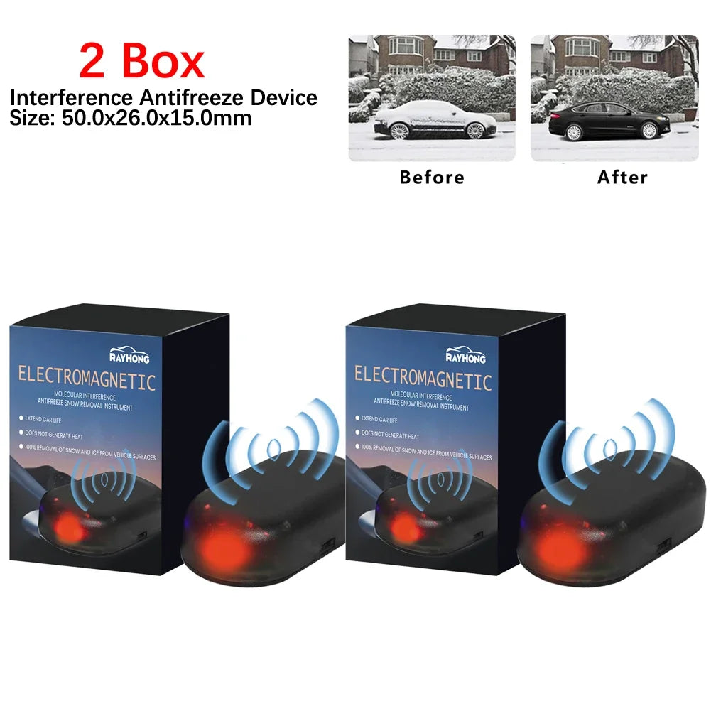 Solar Antifreeze Electromagnetic Molecular Windshield Car Snow Removal Instrument Window Glass Defogging & Defrosting & Deicing