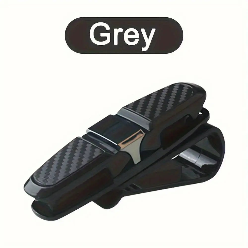 Car Glasses Case Universal Car Sun Visor Glasses Holder Sunglasses Clip Card Ticket Eyeglasses Holder Auto Interior Accessories