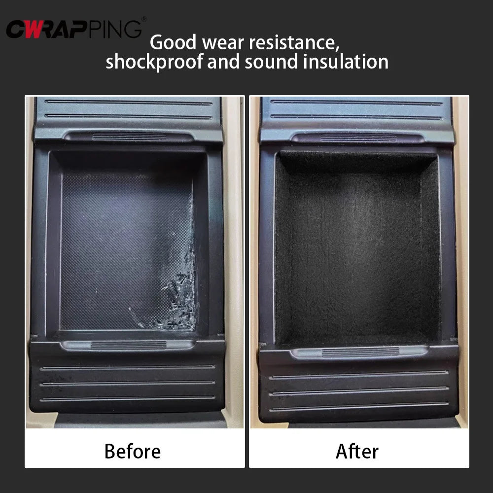 Car Lining Carpet Felt DIY Self Adhesive Non-Woven Fabric Subsidy Renew Felt Carpet Interior Repair Stickers for Cars 50x100cm