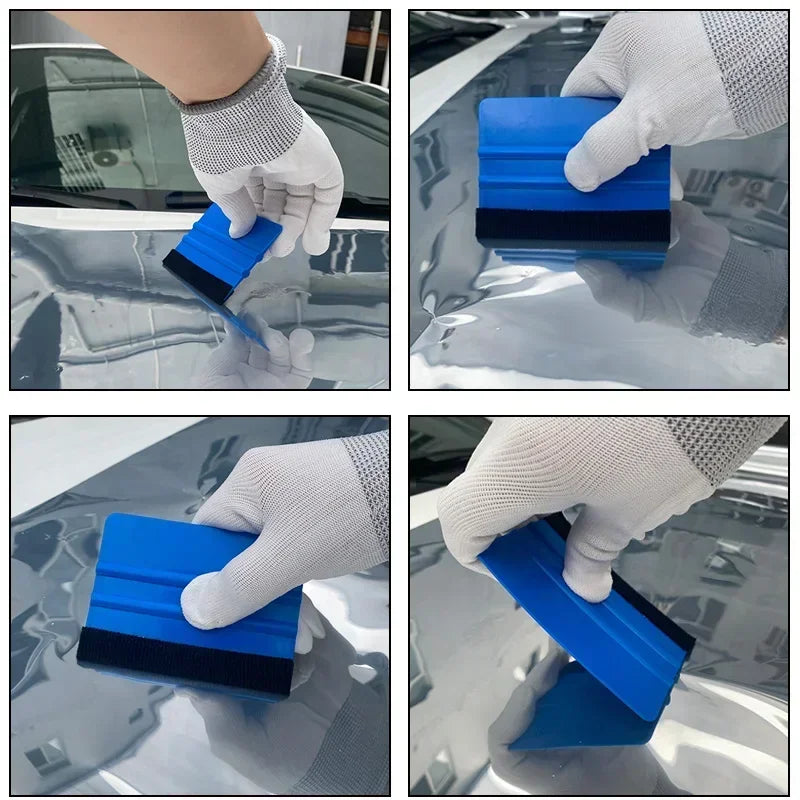 New Car Film Wrap Tool Kit Squeegee Set Vinyl Scraper Cutter for Vehicle Window Tint Car Accessories Wrapping Tools