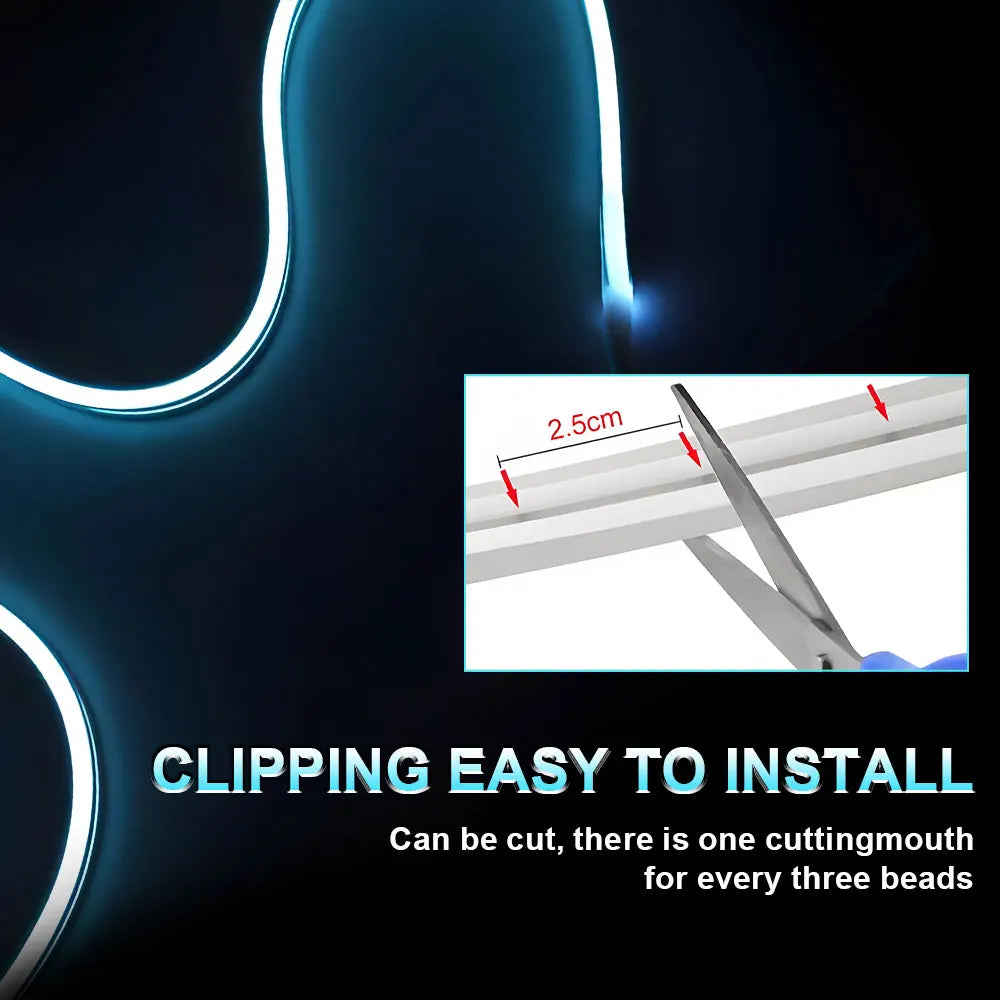 LED Car Front Trunk Light Strip Easy Install Flexible Auto Modified Lighting Neon Lamp for Tesla Model 3 Y S X led interior Lamp