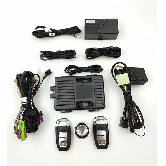 For Audi A4 Q5 S5 A5 2008-2017 Original Car without Push Start Upgrade Push Start Remote Start Keyless Entry Eystem Plug Play