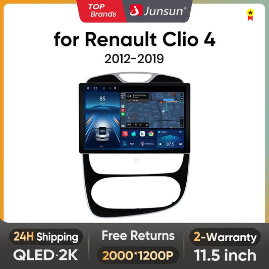 Junsun X7 MAX 13.1“ 2K AI Voice Wireless CarPlay Android Auto Car Radio For Renault Clio 4 ZOE 2012-2019 Multimedia autoradio