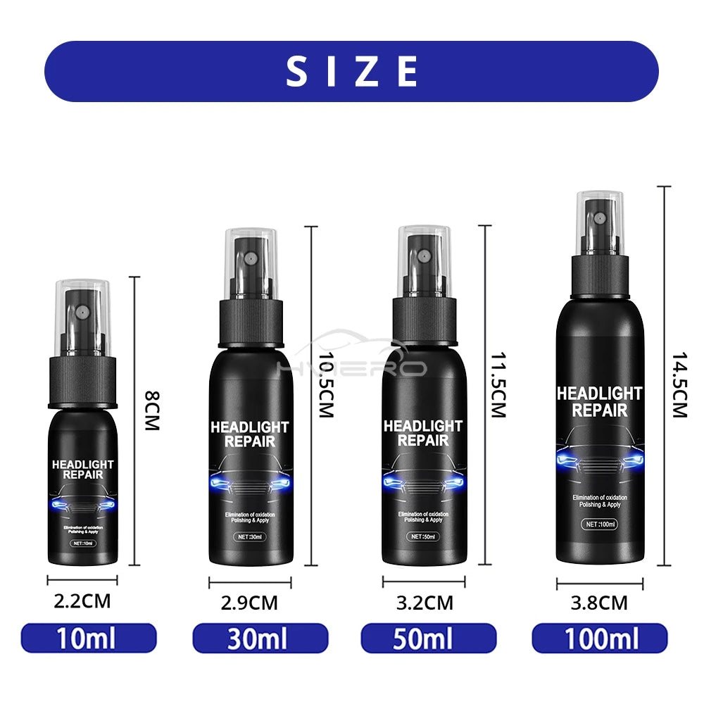 Car Fluid Renewal Polish Maintenance Liquid Kit Care Headlight Polishing Agent Scratch Remover Oil Film Repair Auto Accessories