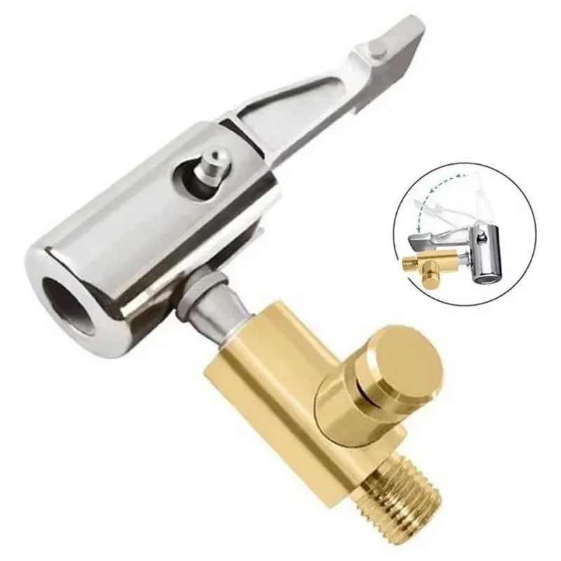 10 20 40 60cm Car Tire Inflator Hose Inflatable Air Pump Extension Tube Adapter Twist Tyre Connection Locking Air Chuck