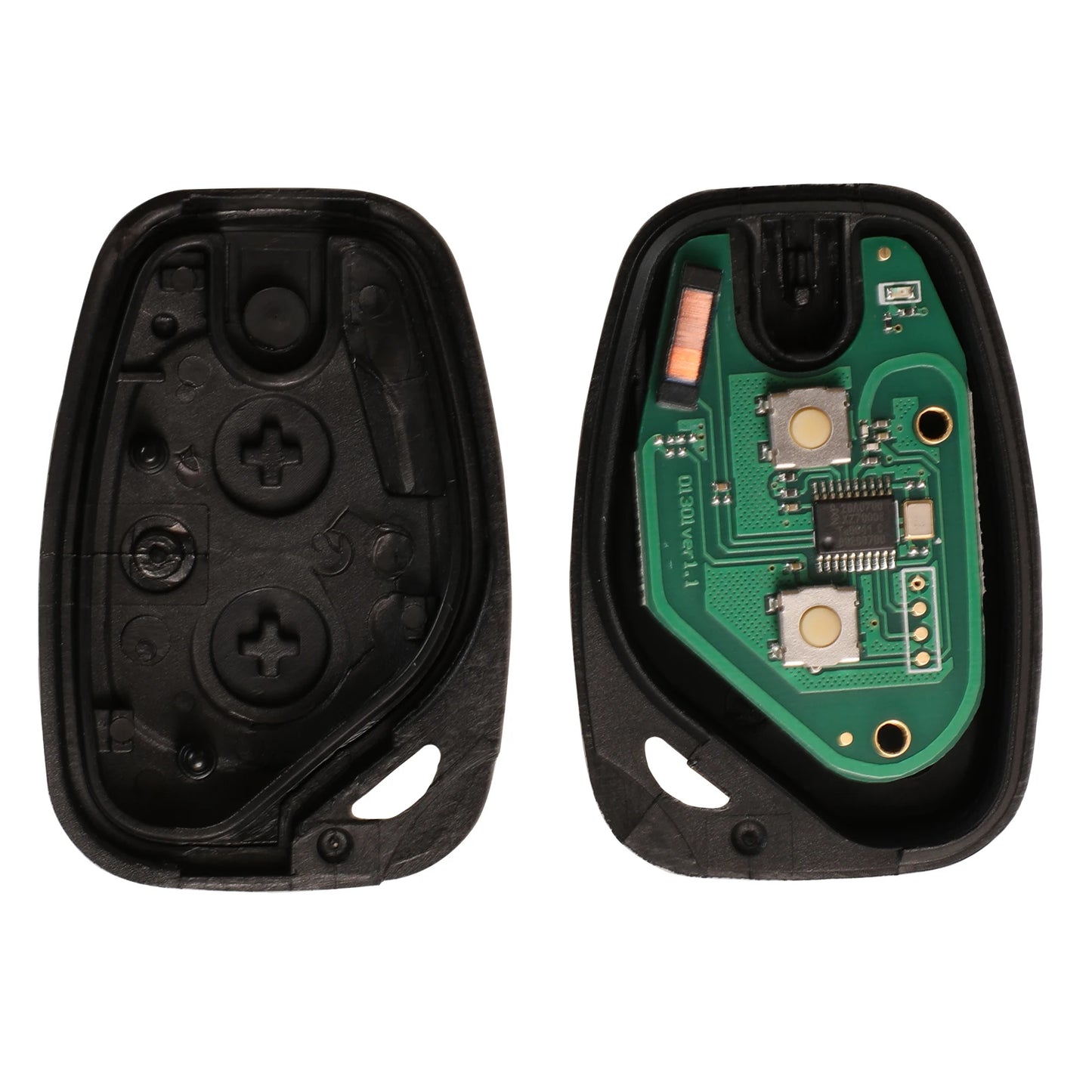 jingyuqin 10pcs/lot Car Remote Key Suit for Renault CLIO SCENIC KANGOO PCF7946 Chip 433MHZ Ne72 VAC102 Blade 2 Button FCB Key