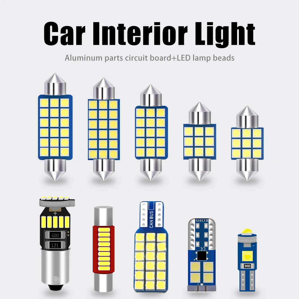 For BMW 3 Series E36 E46 M3 316i 318i 323i 325i 320i 328i 318d 320d 330d Car LED Bulb Interior Dome Lamp Trunk Light Accessories