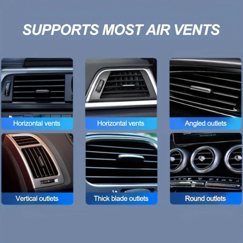 Mobile Phone Holder Air Outlet Gravity Sensor Car Phone Stand Universal Smartphone Gap Mount In Car Interior Accessories