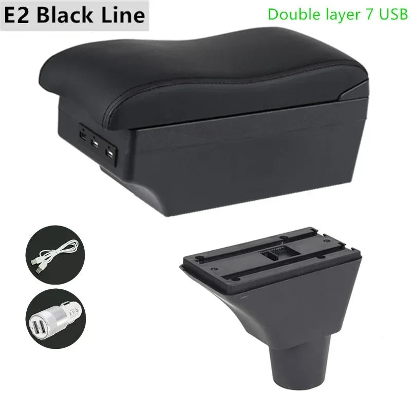 For Honda Civic 7 Generation Armrest Box Central Store Content Car-styling Decoration with Cup Holder USB Accessories