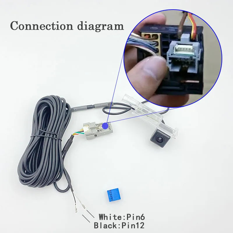 HICAMRUI Rear Reverse Camera for Seat Ibiza 6F KJ1 2023 2022 2021 2020 2019 2018 2017 Canbus Dynamic Trajectory without coding