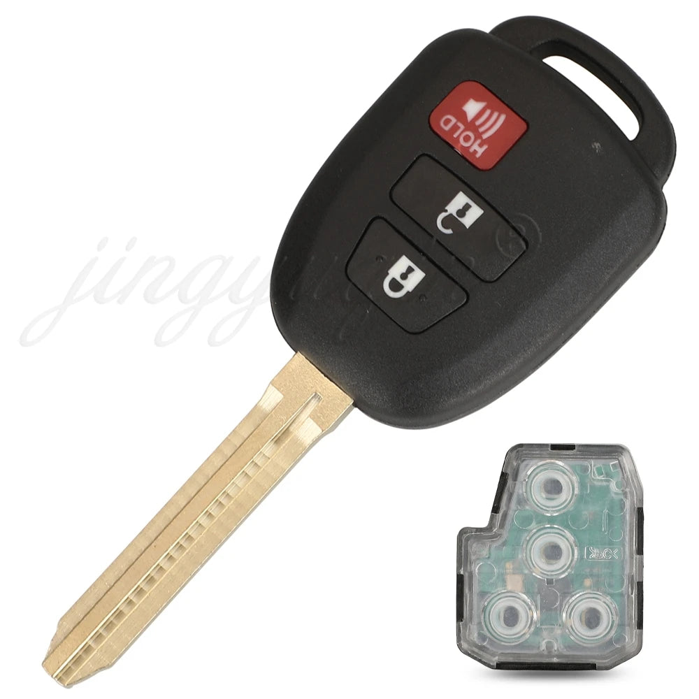 jingyuqin HYQ12BDP 314Mhz H Chip Remote Car Key For Toyota Tacoma /Tacoma Combo RAV4 Kluger Higlander 89070-42880 04020 Fob