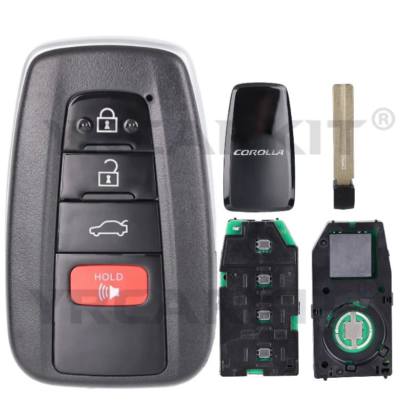 For Toyota Corolla 231451-2000 Remote Control Key HYQ14FBN 4A Chip 312/314MHz For Brazil 2019 2020 2021 2022
