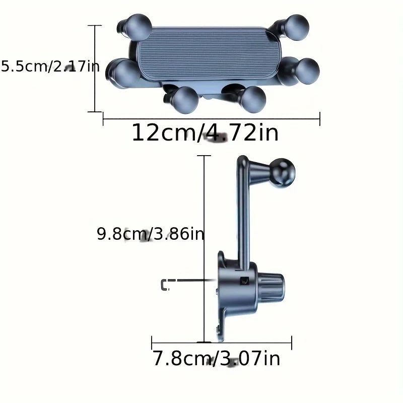 Mobile Phone Holder Air Outlet Gravity Sensor Car Phone Stand Universal Smartphone Gap Mount In Car Interior Accessories