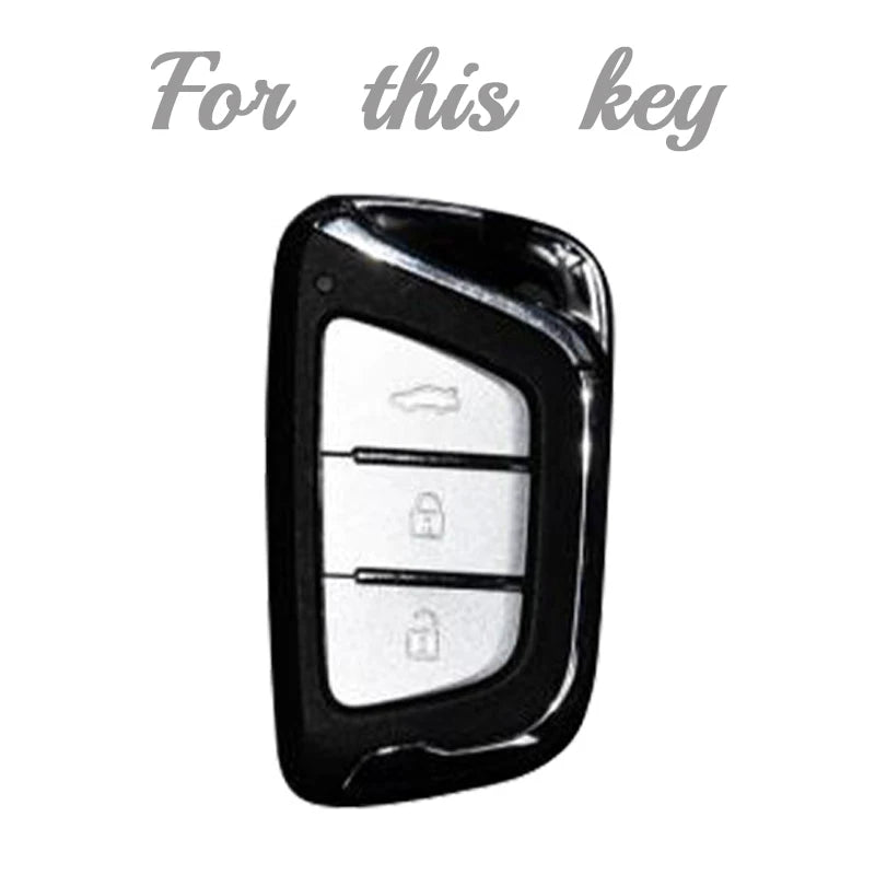 TPU Car Key Cover Case Fob for JAC JIAYUE J7 A5 X4 X7 IC5 IEV7S S3 T8 Refine S4 S7 M6 E20x E40x Protector Keychain Accessories