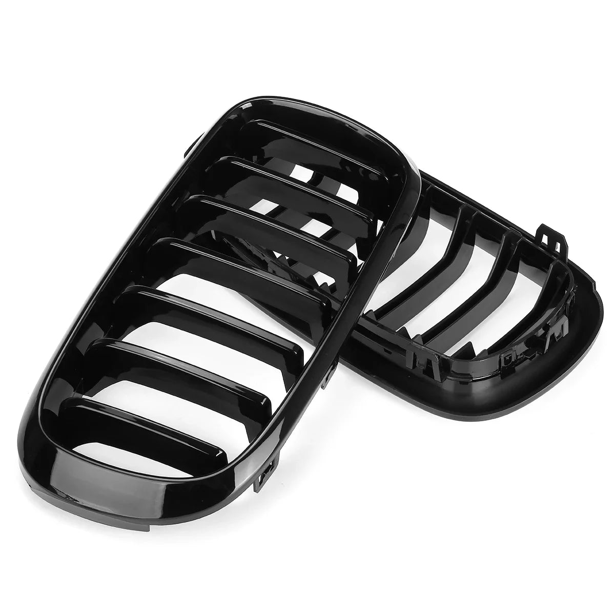 Glossy Black Car Grille Grill Front Kidney Single Line For BMW X5 F15 X6 F16 X5M F85 X6M F86 2014-2018 Car Racing Grills