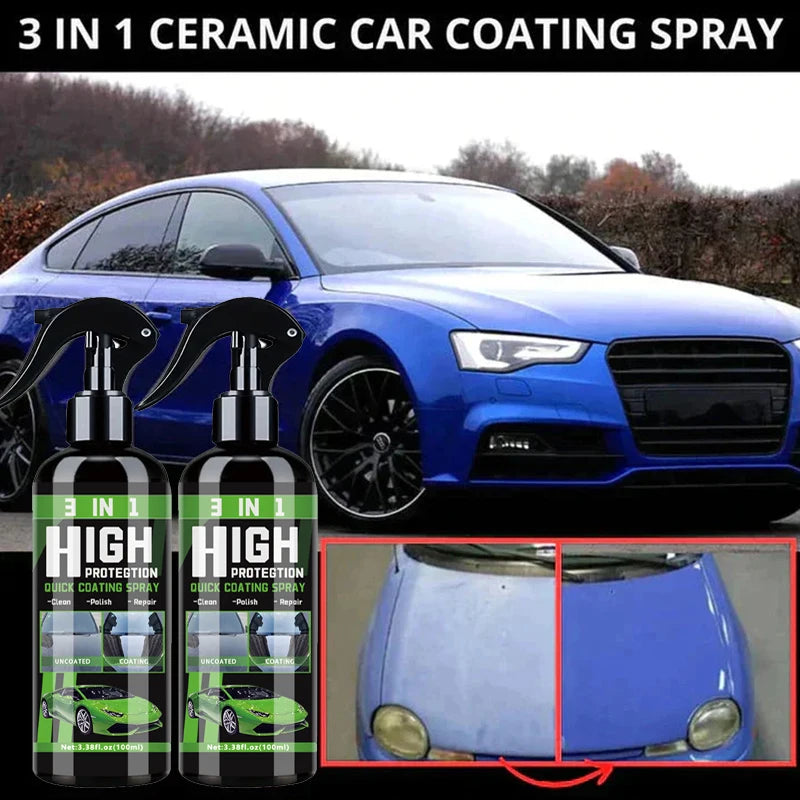 Car Nano Ceramic Coating Liquid Glass Quick Paint Polishing Waterproof Spray Hydrophobic Coating Agent Car Care G9Gzjau3