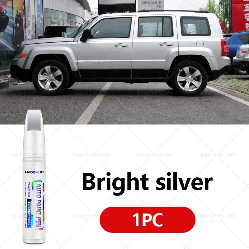 For Jeep Patriot 2007-2017 MK Paint Repair Pen Touch Up Scratch Remover DIY Auto Accessories Black White Red Silver Gray