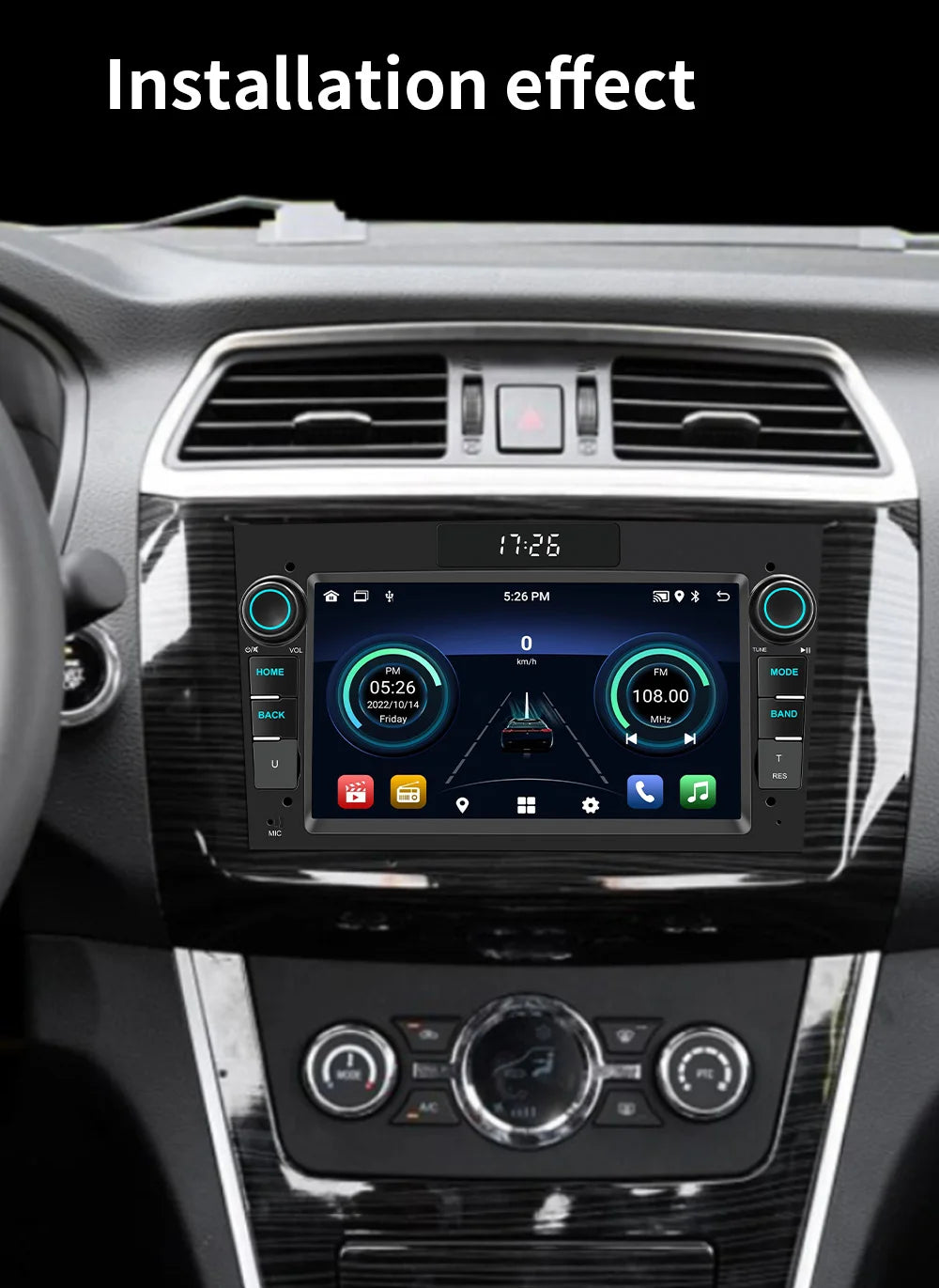 BQCC Car Radio Multimedia for Opel Astra H 2004 Vectra Vauxhall Antara Zafira Corsa  Vivaro Meriva Veda Wireless CarPlay Auto
